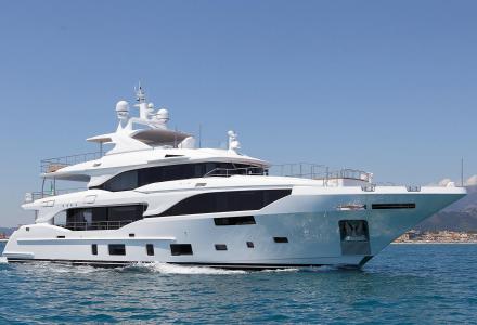 First Benetti Mediterraneo 116 superyacht hits the water