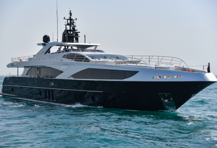 Superyacht Ghost II undergoes her first sea trials