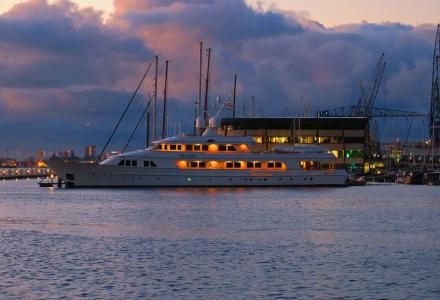 Feadship Charisma enters Balk Shipyard for major refit