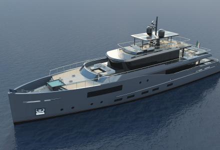 Baglietto presents new 41m V-Line concept by Santa Maria Magnolfi