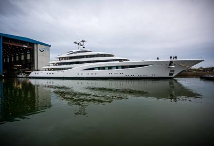 Feadship launch Project Vertigo