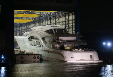 110m Feadship Project 1007 makes a splash