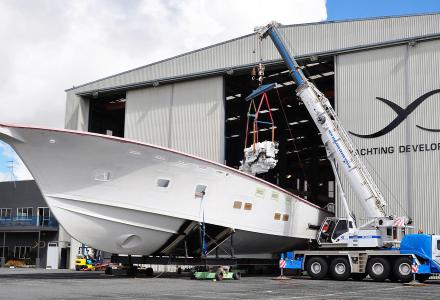Yachting Developments Hull 1015 sees daylight