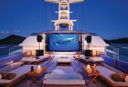 Top 8 outdoor cinemas on superyachts