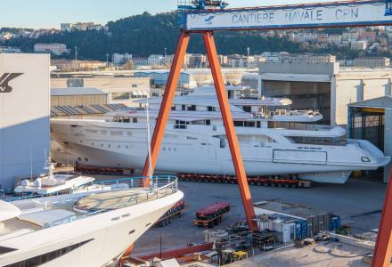 Megayacht relocation at CRN