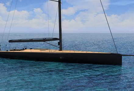 First Wally 93 sailing yacht in build