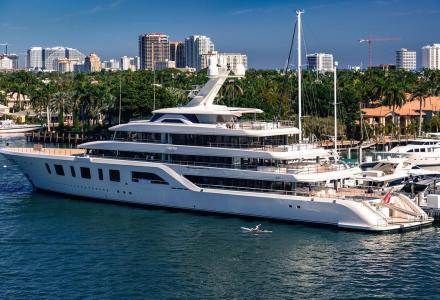 Feadship Aquarius spotted in Fort Lauderdale