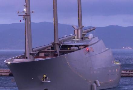 Sailing yacht A arrested over €15,3m claim in Gibraltar