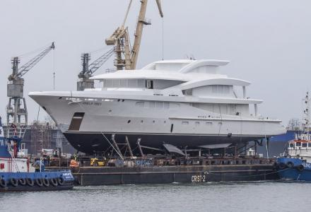 The first Amels hybrid yacht technically launched