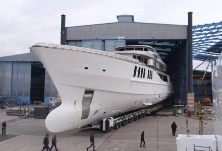 69m Benetti project Spectre taking shape