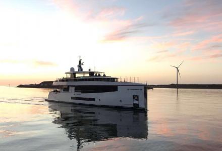 Feadship launches 35m Letani for a Far East client