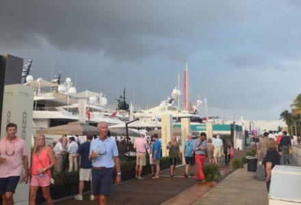 Different views of the Fort Lauderdale International Boat Show