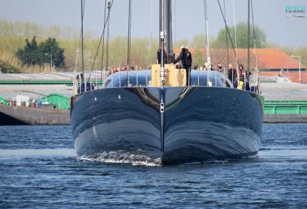 Royal Huisman's Ngoni sailing for the first time