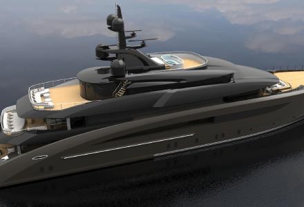 62m superyacht under construction at CRN