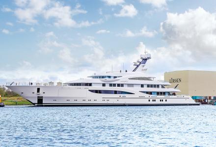 85m Areti launched by Lurssen