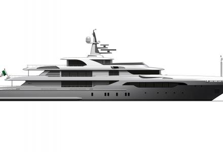65m superyacht under construction at Codecasa