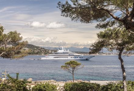 Amadea spotted in the French Riviera