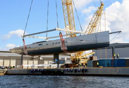 Baltic Yachts launches world’s largest carbon fibre sloop Pink Gin VI