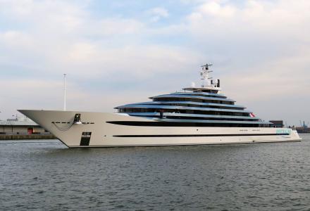 Oceanco's Jubilee returns from sea trials