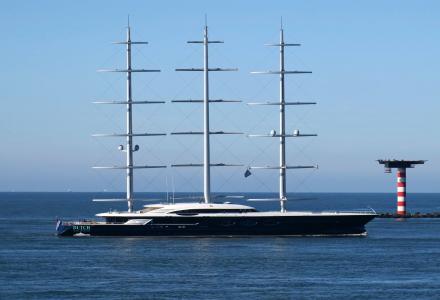 106m Black Pearl undergoing sea trials