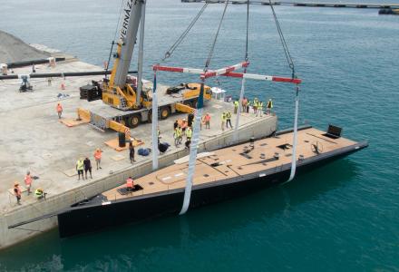 Wallycento yacht Tango launched at Persico Marine