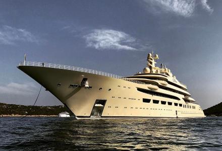 Dilbar spotted in Porto Cervo, Italy