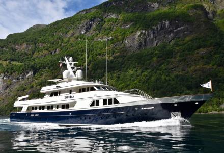 M/Y Explora exploring Norway