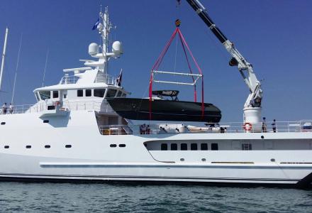 Game Changer cruising in the Med