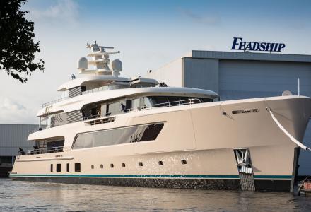Feadship hull 696 launched
