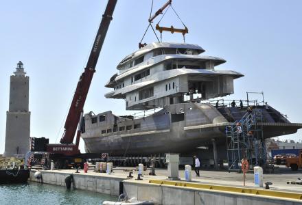 Construction update on Benetti's 70m superyacht Alkhor