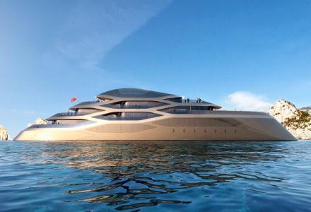 Benetti presents 77m concept Se77antasette