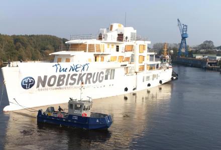 80m Nobiskrug Project 790 on the move