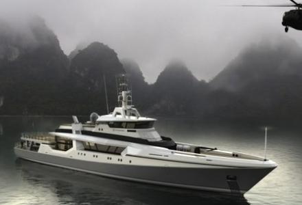 OPV80 explorer superyacht concept by Fassmer