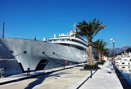 Golden Odyssey moored in Tivat