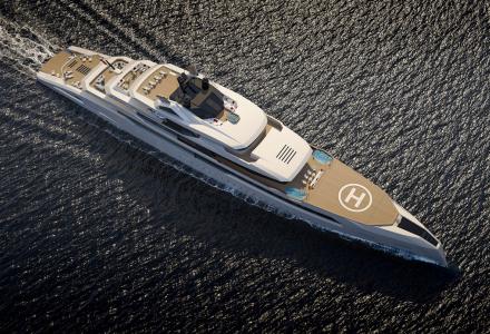 Fincantieri opens up about 113-meter concept Ganimede