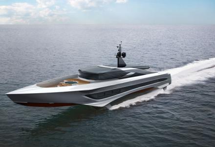Russian Rocket is a 37-meter foiling superyacht