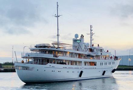 70-meter Sherakhan relaunched at Icon Yachts