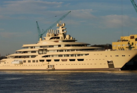 Dilbar by Lurssen spotted in Germany