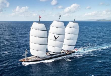 Inside the former largest sailing yacht in the world
