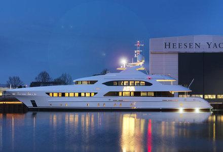 47m yacht launched by Heesen