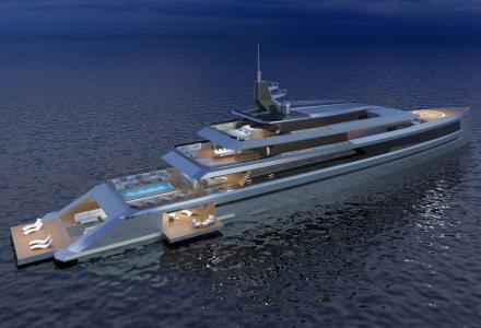 New 80m yacht concept Sunset