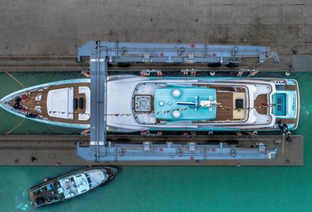 50-metre CRN superyacht launched and named Latona