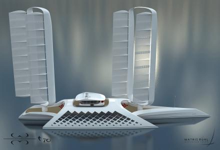 New 70-metre trimaran superyacht concept