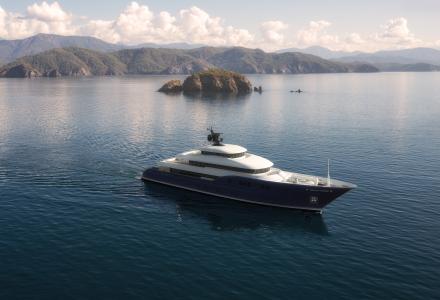 55-metre superyacht concept Bluebird
