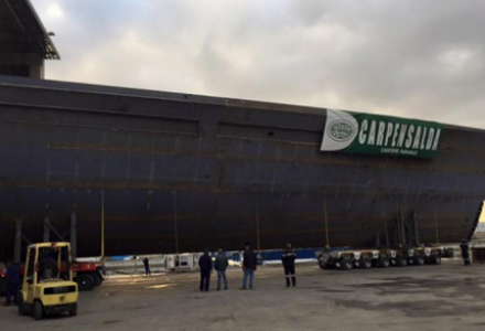 107m Benetti FB 277 under construction