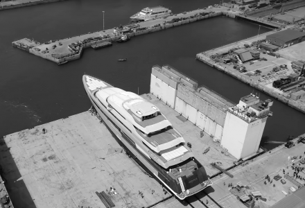 Largest superyacht ever built in China