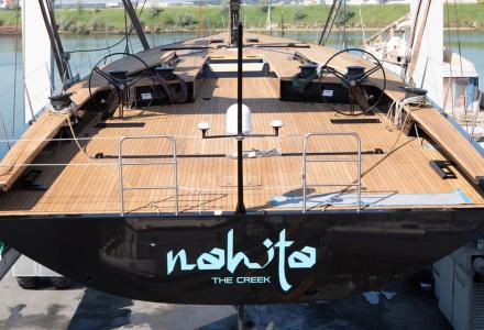 28-metre Wally 93 sailing yacht Nahita launched