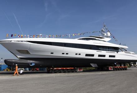 54-metre Mangusta Gransport yacht El Leon launched by Overmarine