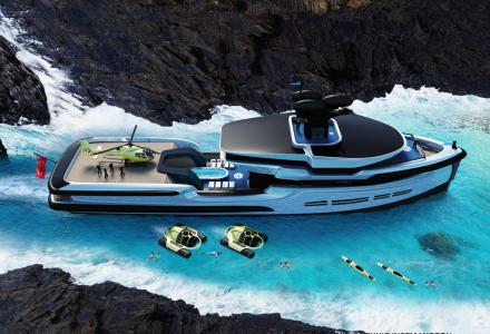 65-metre Green Expedition yacht project 