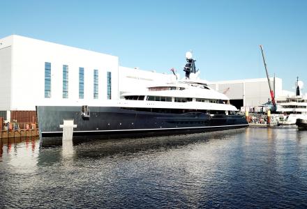 74-metre Elandless launched by Abeking & Rasmussen